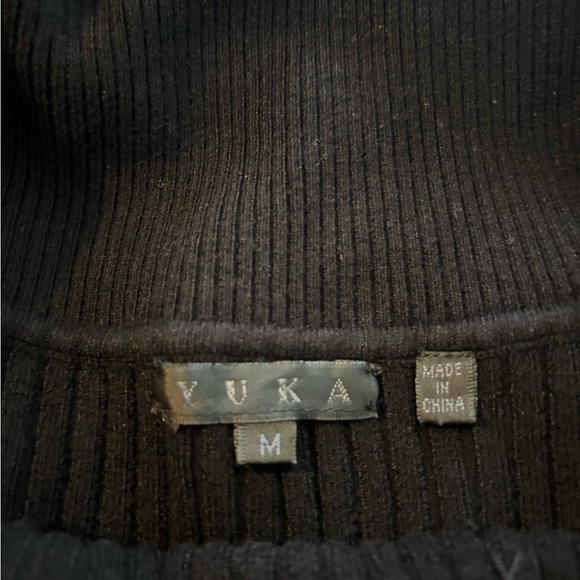 Yuka Black Sleeveless Ribbed Tank beaded Top Size‎ M - Picture 7 of 10